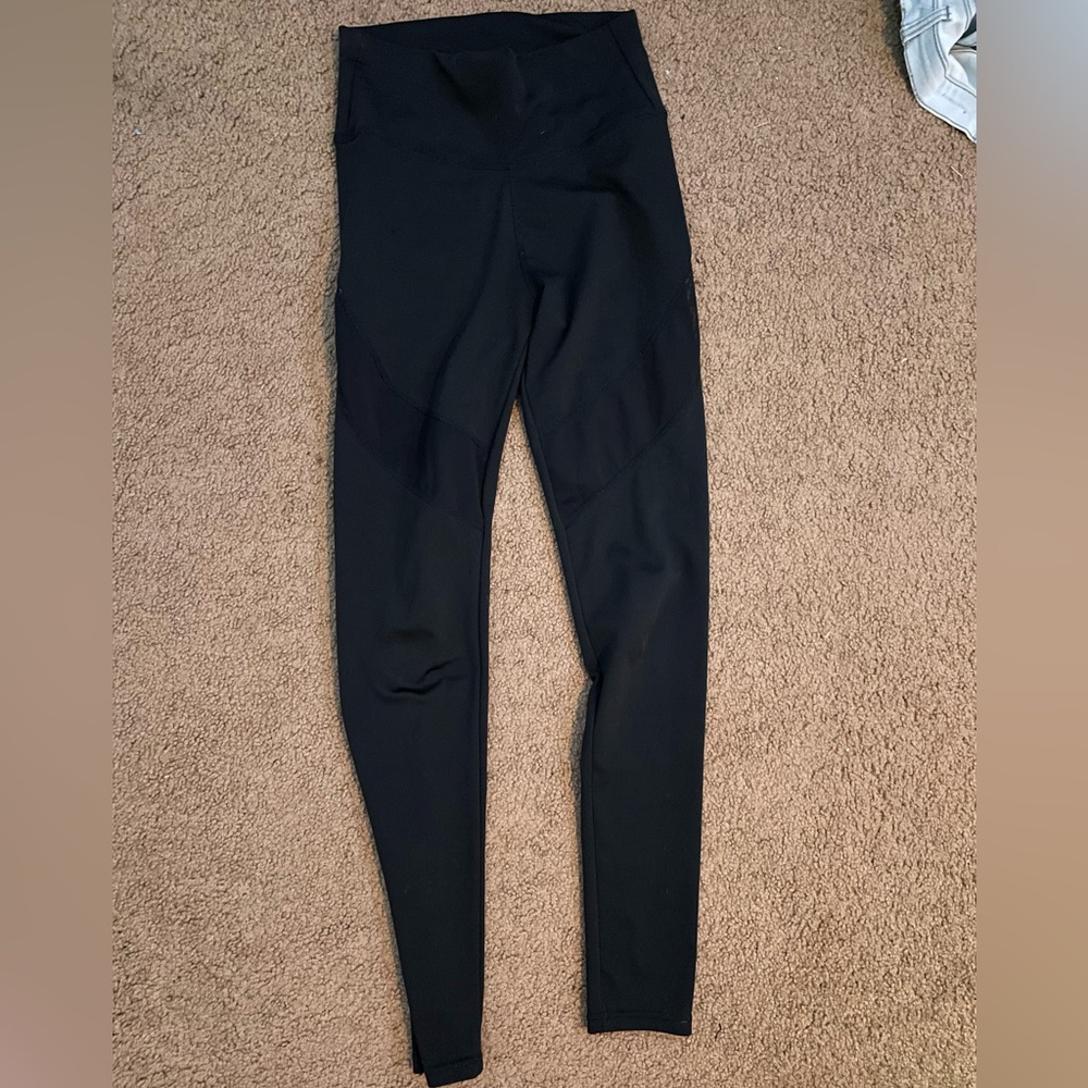 leggings w mesh detail